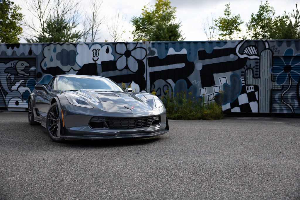 MBRP 14-19 Corvette 6.2L (NPP Models Only) T304SS 3in Cat-Back Dual Split w/ Quad Carbon Fiber Tips (S70073CF)