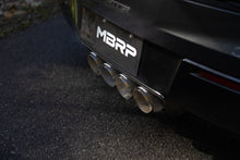Load image into Gallery viewer, MBRP 14-19 Corvette 6.2L (NPP Models Only) T304SS 3in Cat-Back Dual Split w/ Quad Carbon Fiber Tips (S70073CF)