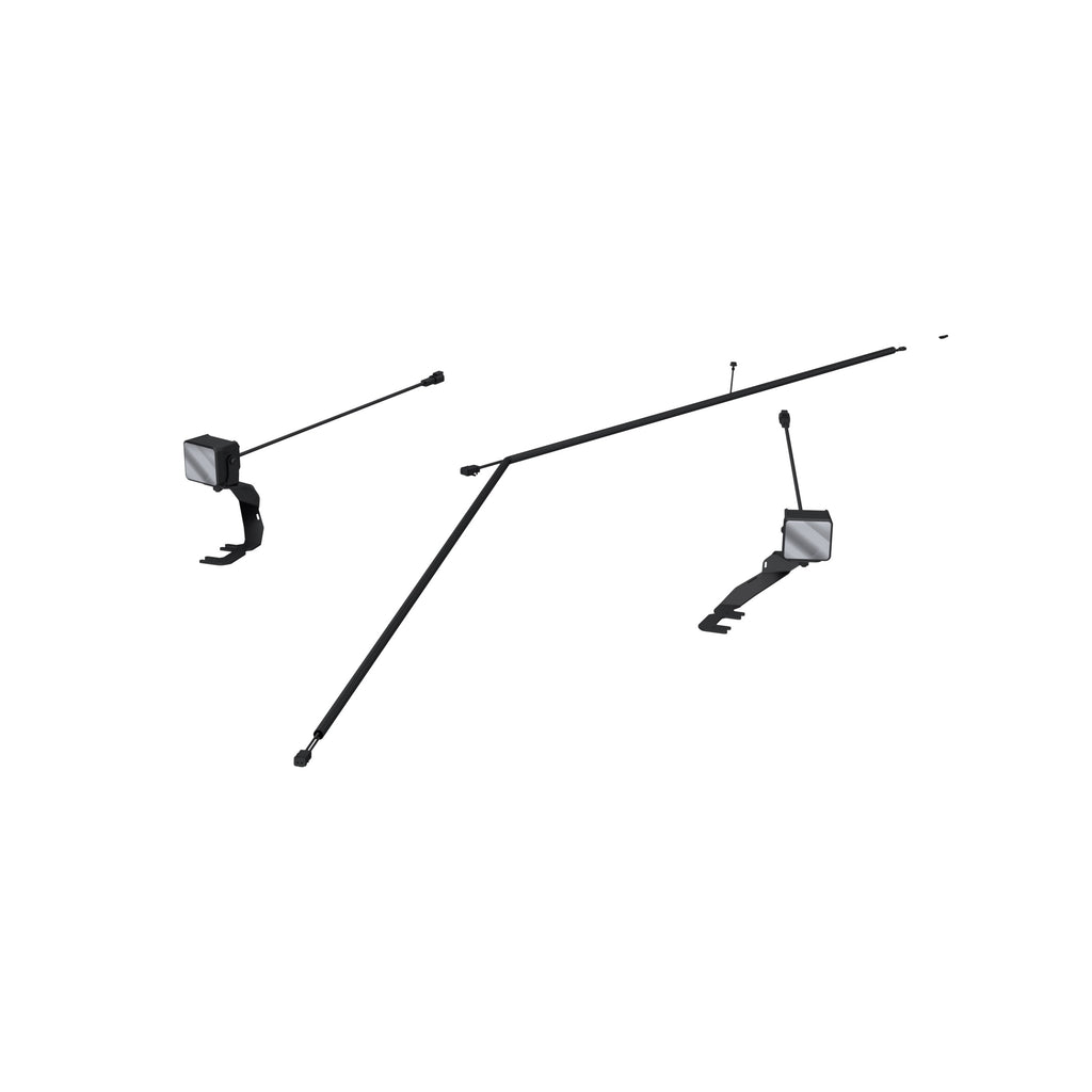 MBRP Ditch Light Kit Amber Flood Beam Ford Ranger Raptor 24-26 Upfitter Switch Models Only (SL5270-02FA)