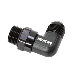Snow Performance 10 ORB to -12 AN 90 Degree Swivel Fitting (Black) (SNF-61012)