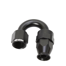 Snow Performance -8 AN 180 Degree PTFE Hose End (Black) (SNF-60818)