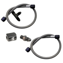 Load image into Gallery viewer, Snow Performance Water-Methanol Quad Nozzle Upgrade (Stainless Steel Braided Line) (SNO-40045-BRD)