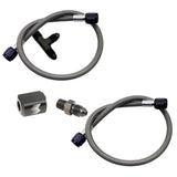 Snow Performance Water-Methanol Quad Nozzle Upgrade (Stainless Steel Braided Line) (SNO-40045-BRD)