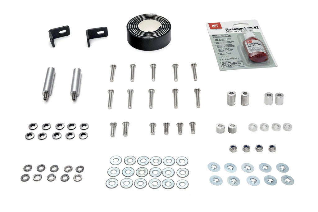 HPS Performance Rear Skid Plate Kit Polished (SP-102P)