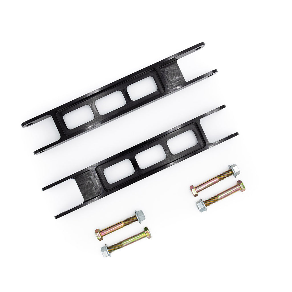 SPL Parts BMW E8X/E9X Rear Lower Trailing Arms - Anodized Black (SPL RTR E9X)