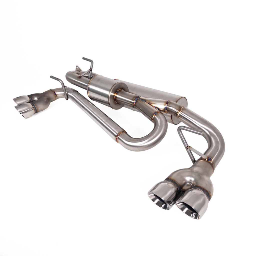 Nameless Performance Catback Exhaust - 2024+ Impreza RS - Quad Exit 2.5L Dual Chamber (SUCB24IMW25-QUAD-5MU-30SDW-DC)