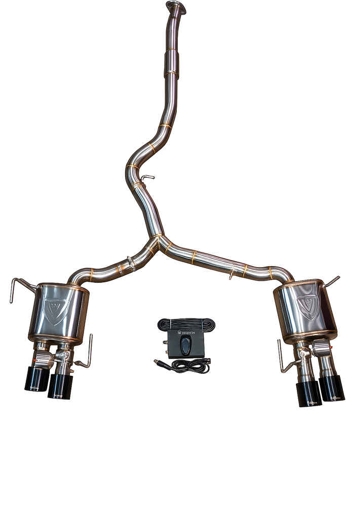 Valvetronic Designs Subaru FA20 2.0L, Catback T304 Stainless Steel 3.5" Tips (SUB.FA20.WRX.VSES.BR)