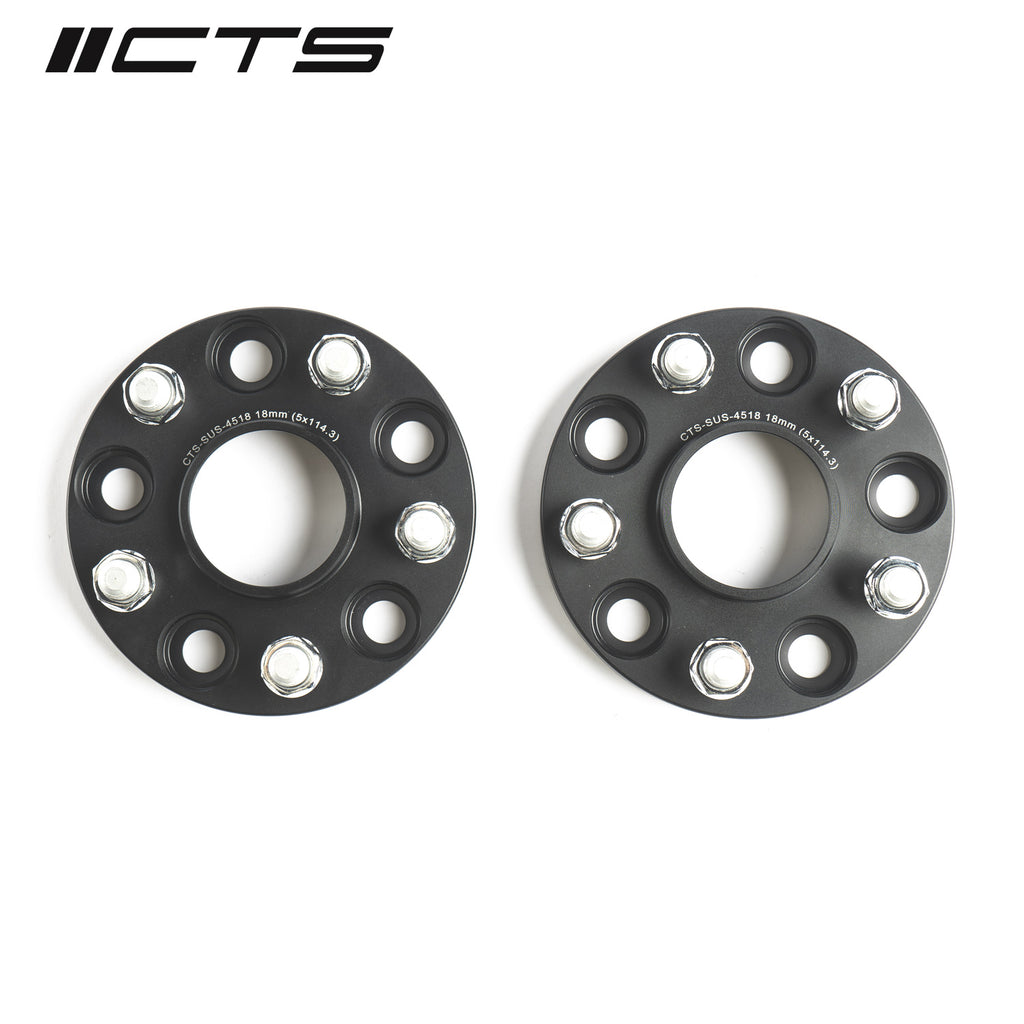 CTS Turbo Tesla Model 3/Model Y Hubcentric Wheel Spacers (with Lip) +18mm | 5x114.3 CB 64.1 (CTS-SUS-4518)