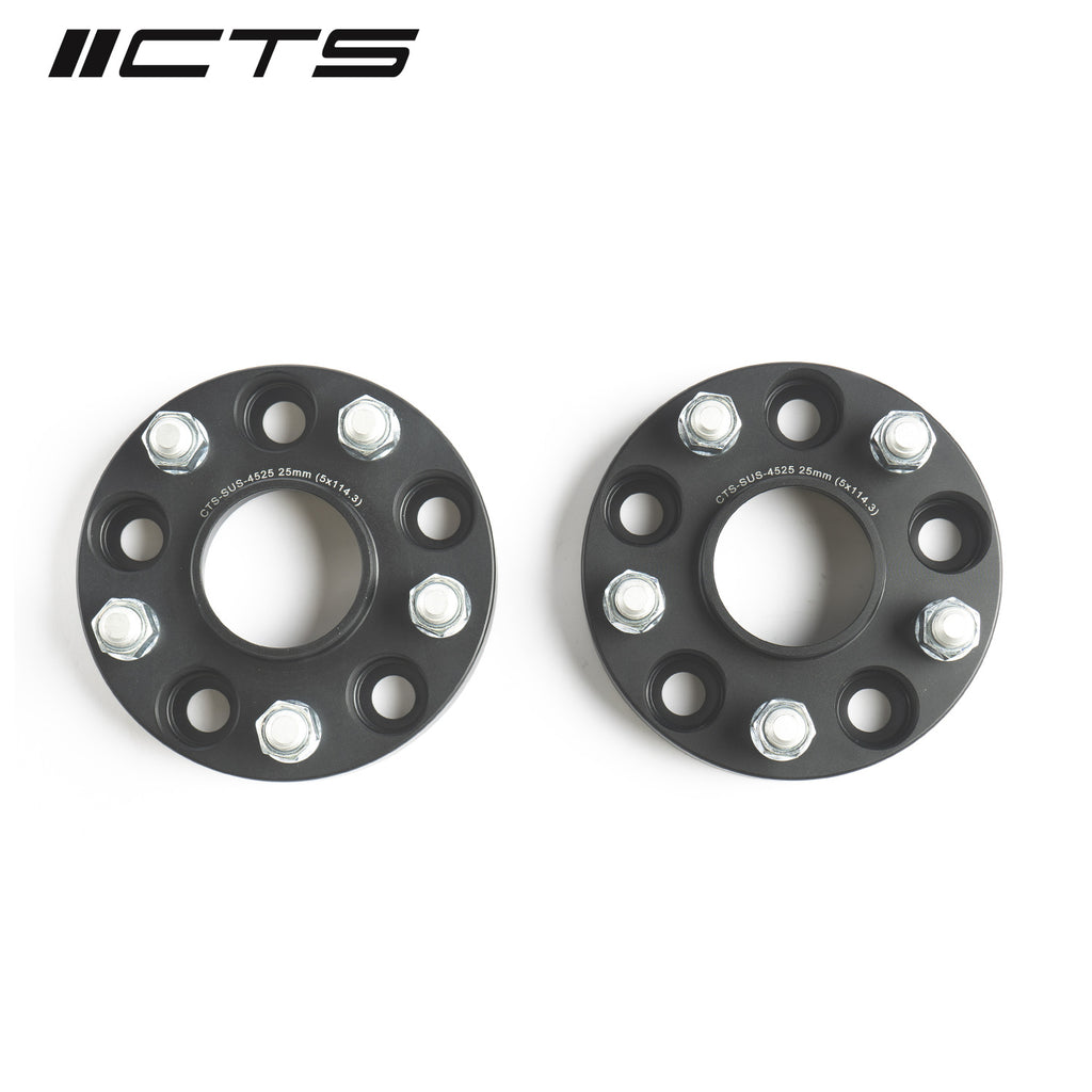 CTS Turbo Tesla Model 3/Model Y Hubcentric Wheel Spacers (with Lip) +25mm | 5x114.3 CB 64.1 (CTS-SUS-4525)