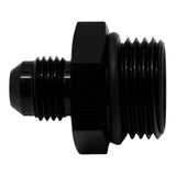 DeatschWerks 10AN ORB Male to 6AN Male Flare Adapter (Incl O-Ring) - Anodized Matte Black(6-02-0407-B)