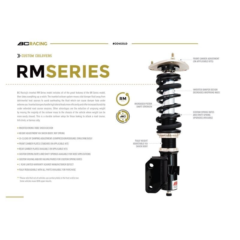 BC Racing RM-Series Coilovers (D-01-RM)