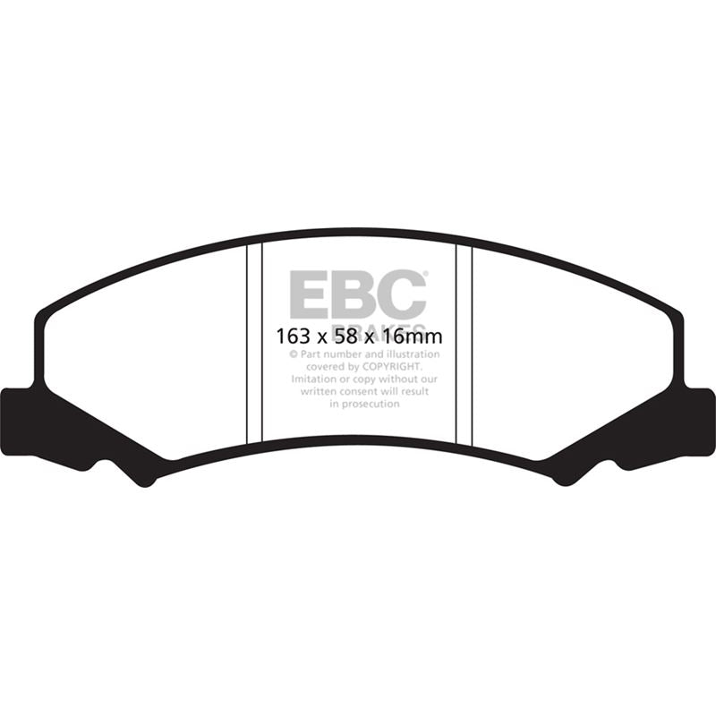 EBC Redstuff Ceramic Low Dust Brake Pads (DP31762C)