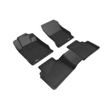 3D Maxpider KAGU Floor Mat, BLACK, 1ST ROW/2ND ROW (L1NS11401509)