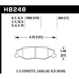 Hawk Performance Performance Ceramic Brake Pads (HB248Z.650)