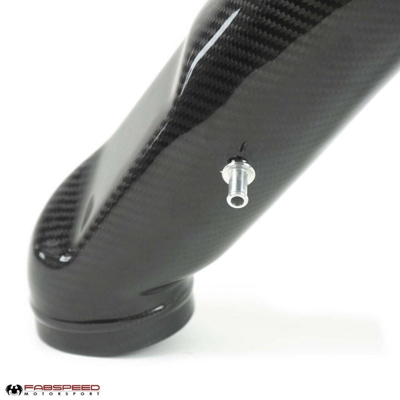 Fabspeed 964 Carrera Carbon Fiber Heater Duct Tube (89-94) (FS.POR.964.CFHB)