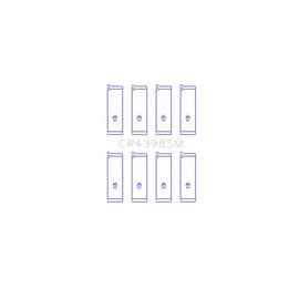 King Engine Bearings Connecting Rod Bearing Set for 2006-2008 Honda Fit (CR4398SM0.25)