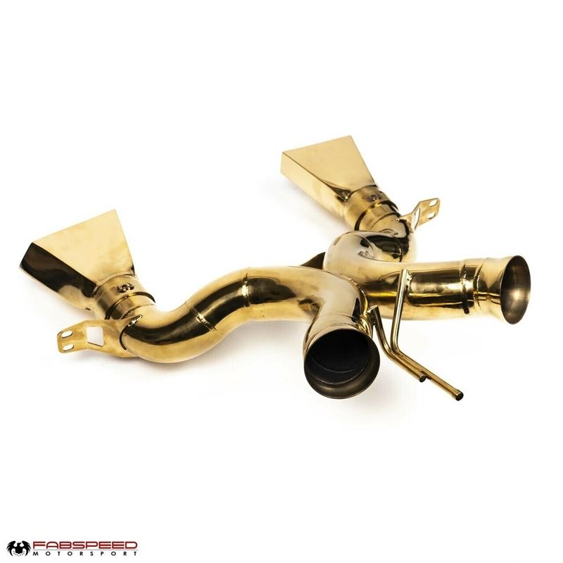 Fabspeed 650S Supreme Titanium X-Pipe Exhaust System (14-17) (FS.MCL.650S.GLDTI.QP)