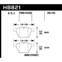 Load image into Gallery viewer, Hawk Performance HPS 5.0 Brake Pads (HB821B.756)