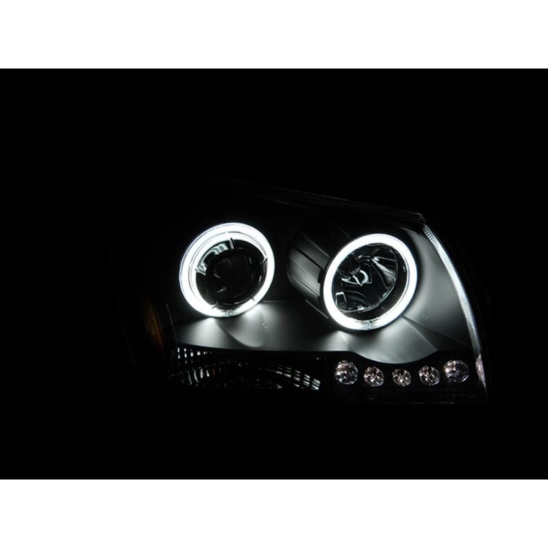 ANZO USA 2005-2007 Dodge Magnum Projector Headlights Black (121220)