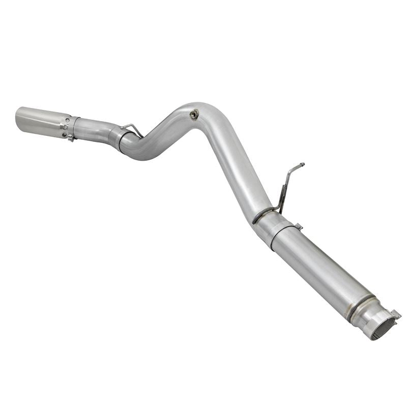 aFe ATLAS 5 IN Aluminized Steel DPF-Back Exhaust System w/Polished Tip (49-04081-P)