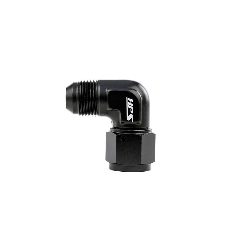 HPS Pefromance AN-6 90 Degree Male to Female Swivel Coupler Aluminum (AN9211-6)