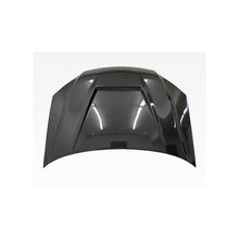 Load image into Gallery viewer, VIS Racing Invader Style Black Carbon Fiber Hood (04HDCVC2DVS-010C)