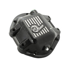 Load image into Gallery viewer, aFe Pro Series Differential Cover Black w/ Machined Fins (46-70162)