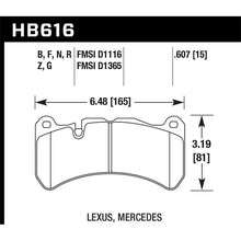 Load image into Gallery viewer, Hawk Performance DTC-60 Brake Pads (HB616G.607)