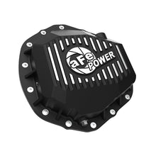 Load image into Gallery viewer, aFe Pro Series Rear Differential Cover Black w/Machined Fins and Gear Oil(td)L5P(46-71261B)