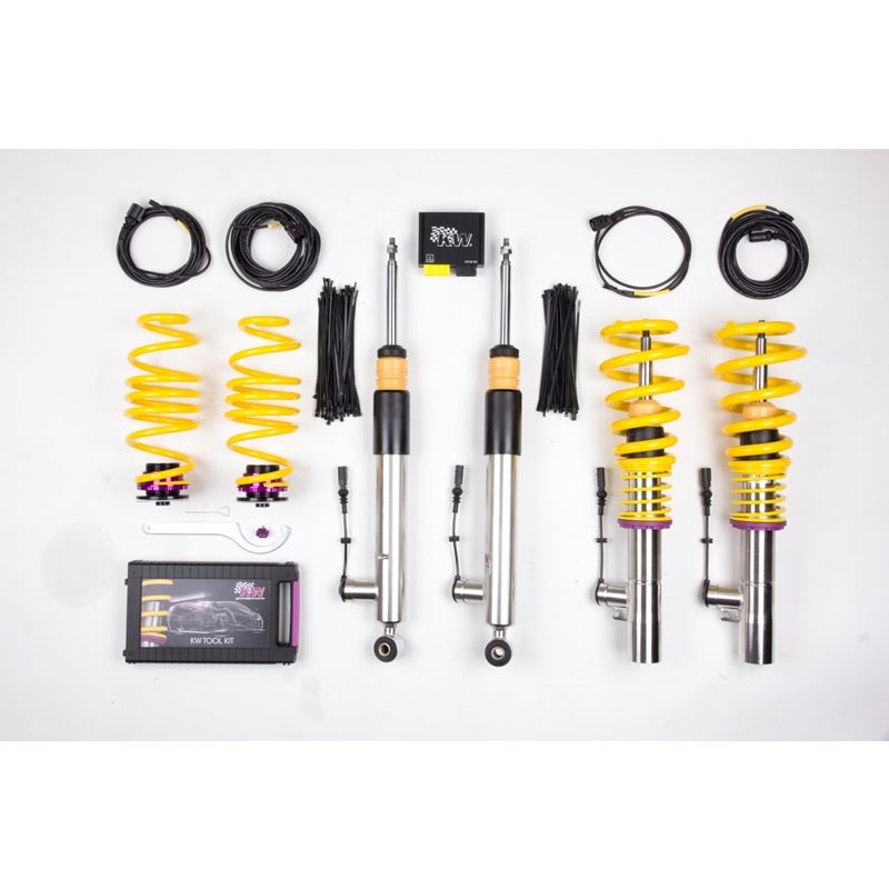 KW Suspension DDC ECU Coilover Kit for 08+ C-Class C63 AMG (W204 204AMG) Sedan (39025004)