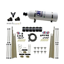 Load image into Gallery viewer, Nitrous Express 8 Cyl Triple-D Dry Direct Port 3 Stage Dry 6 Solenoids Nitrous Kit w/15lb Bottle (80020-15)