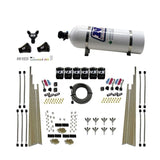 Nitrous Express 8 Cyl Triple-D Dry Direct Port 3 Stage Dry 6 Solenoids Nitrous Kit w/15lb Bottle (80020-15)