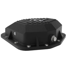 Load image into Gallery viewer, aFe Pro Series Dana M220 Rear Differential Cover Black w/ Machined Fins and Gear Oil (46-71191B)