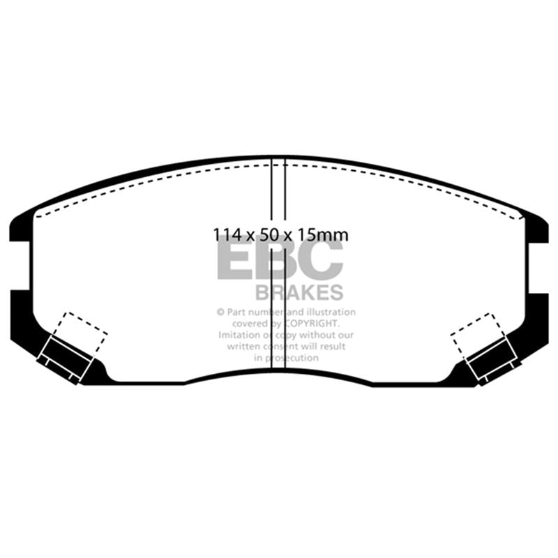 EBC Greenstuff 2000 Series Sport Brake Pads (DP21063)