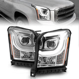 ANZO USA Projector Headlight Set for 2015-2017 GMC Yukon (111536)