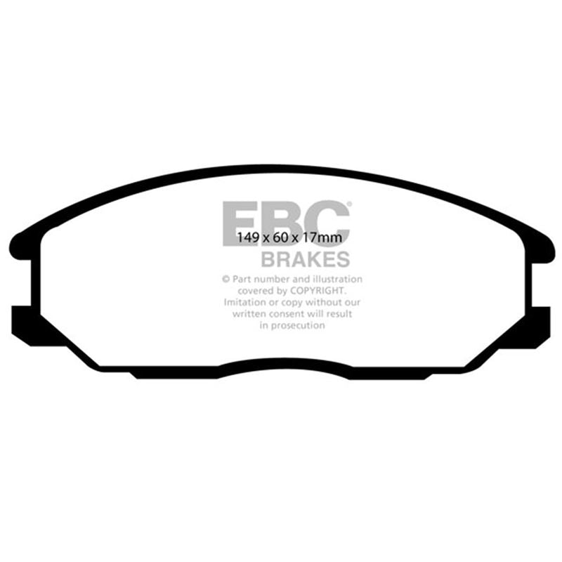 EBC Greenstuff 2000 Series Sport Brake Pads (DP21332)