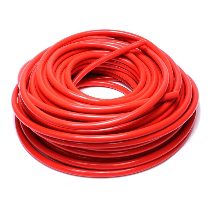 HPS 3/8" ID Red high temp reinforced silicone heater hose 100 feet roll, Ma (HTHH-038-REDx100)