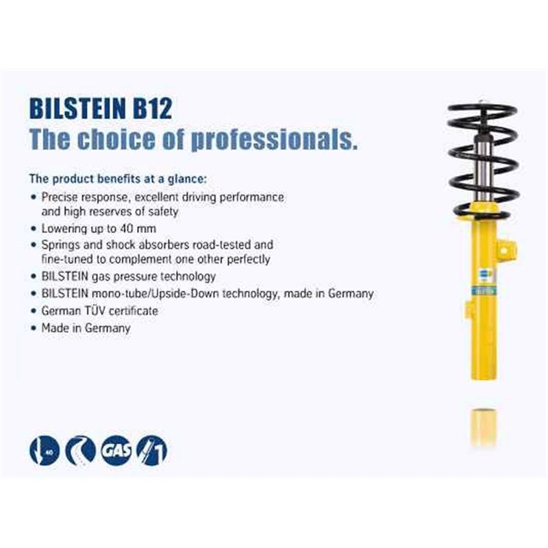 Bilstein B12 (Pro-Kit) - Suspension Kit for 2012-2016 Porsche 911 (46-258878)