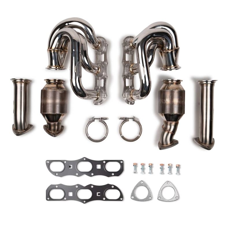 Fabspeed 987.2 RENNKRAFT Modular Headers w/ HJS Catalytic Converters 09-12 (FS.POR.9872.MH.SC)