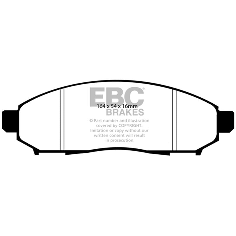 EBC Yellowstuff Street And Track Brake Pads (DP41747R)