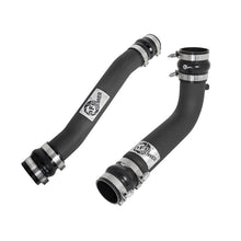 Load image into Gallery viewer, aFe BladeRunner 3 IN and 3-1/2 IN Aluminum Hot and Cold Charge Pipe Kit Black (46-20034-B)