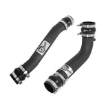 aFe BladeRunner 3 IN and 3-1/2 IN Aluminum Hot and Cold Charge Pipe Kit Black (46-20034-B)