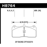 Hawk Performance HPS 5.0 Disc Brake Pad (HB764B.628)