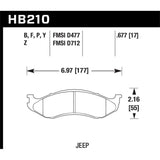 Hawk Performance LTS Brake Pads (HB210Y.677)