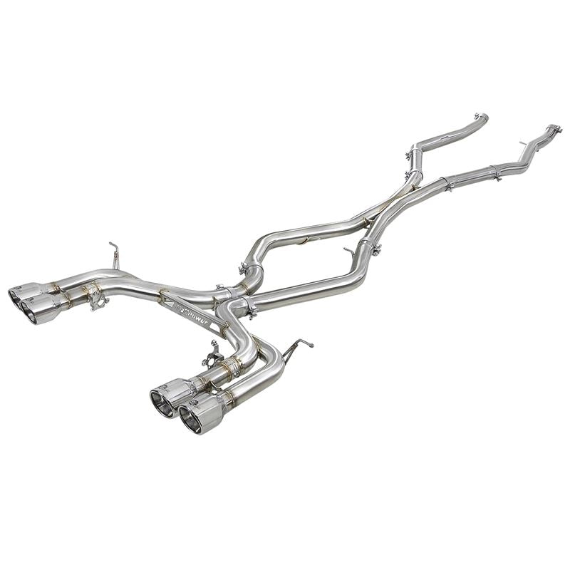 aFe MACH Force-XP 3-1/2 IN 304 Stainless Steel Cat-Back Exhaust w/ Polished Tip (49-36342-P)