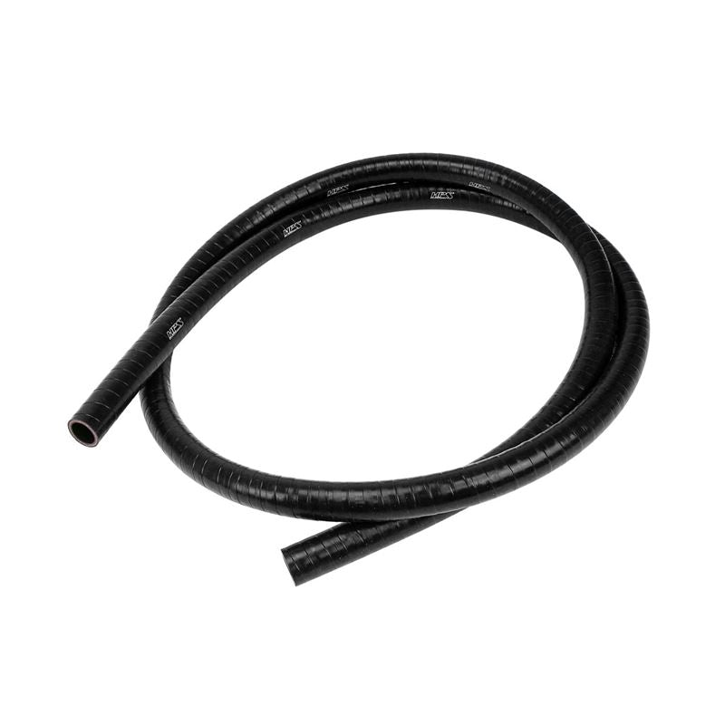 HPS Performance 3/4in (19mm), FKM Lined Oil Resistant High Temperature Reinforced Silicone Hose, Black (FKM-2F-075-BLK)