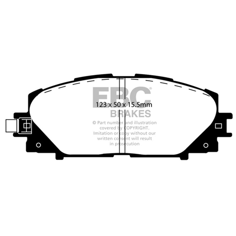 EBC Greenstuff 2000 Series Sport Brake Pads (DP21817/2)