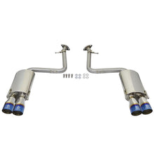 Load image into Gallery viewer, Takeda 2 IN 304 Stainless Steel Axle-Back Exhaust System w/ Blue Flame Tip (49-36037-L)