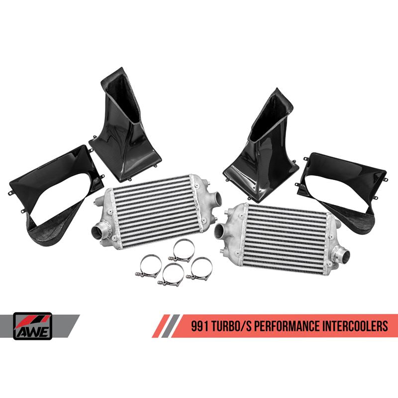 AWE Performance Intercooler Kit for Porsche 991 Turbo / S (4510-11050)