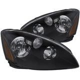 ANZO USA 2002-2004 Nissan Altima Crystal Headlights Black (121109)